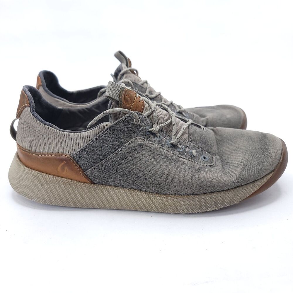 OluKai Nanea Li Mens Shoes Size 10 Gray Sneakers 10485 - BN2R